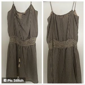 Like New Tory Burch Spaghetti Strap Dress with front tassels. Sz 6